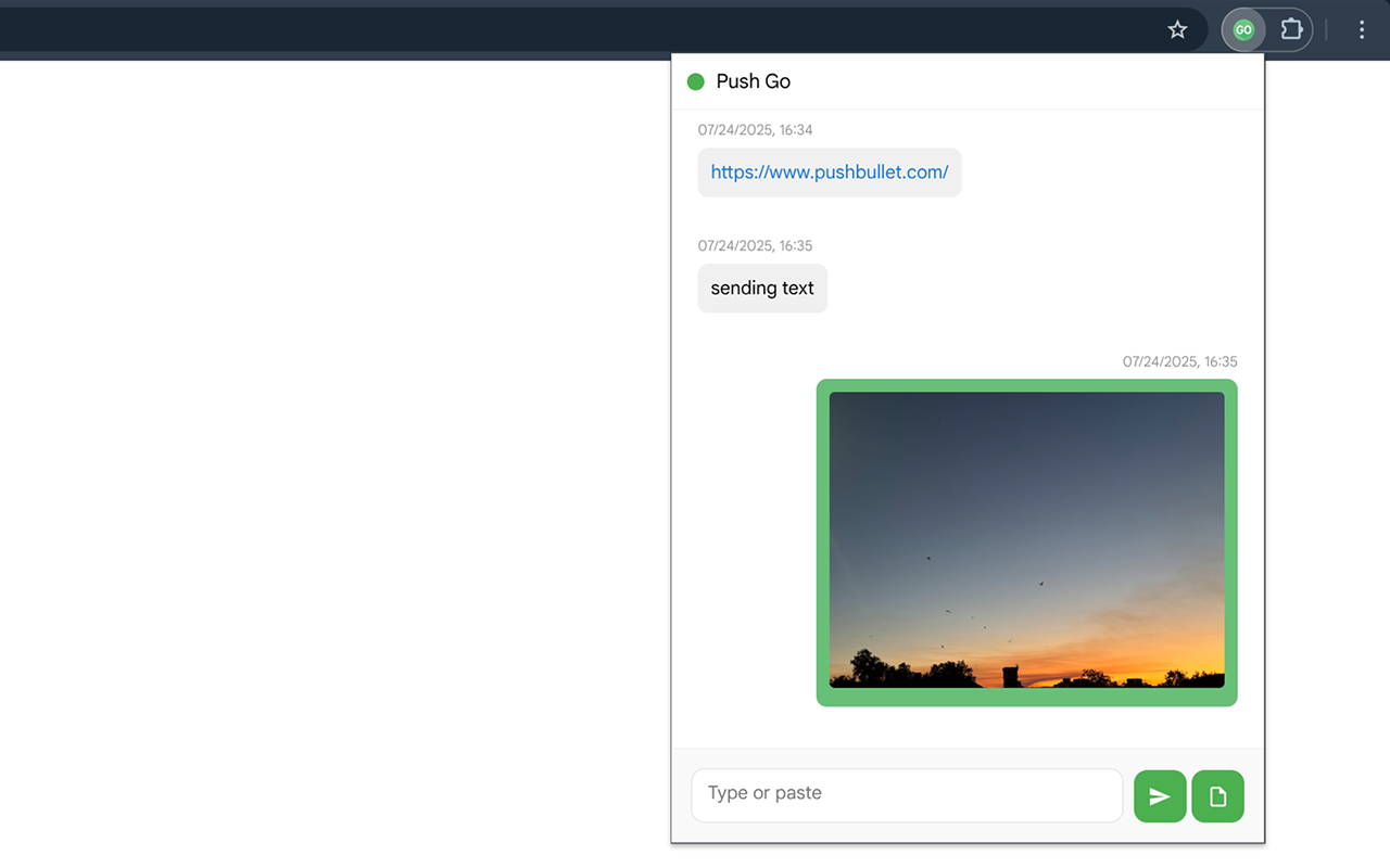 Pushbullet Go